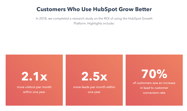 HubSot unscientifically claims responsibility for growth